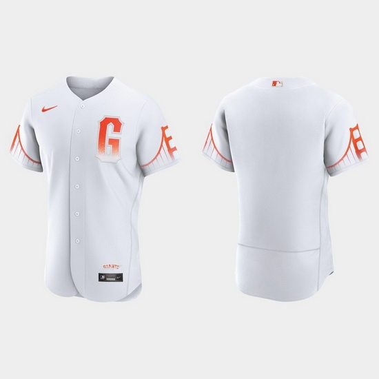 Men San Francisco Giants Men 2021 City Connect Authentic White Jersey Men San Francisco Giants Men 2021 City Connect Authentic White Jersey