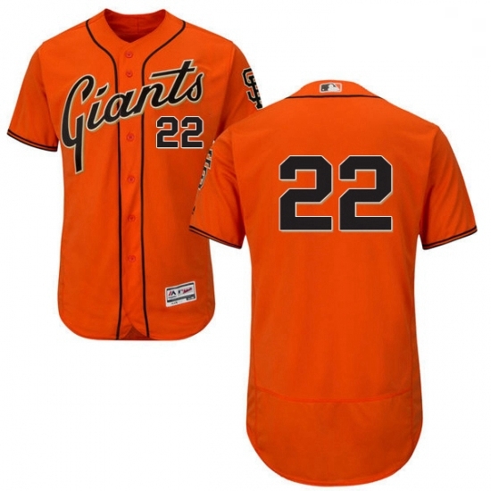 Mens Majestic San Francisco Giants 22 Will Clark Orange Alternate Flex Base Authentic Collection MLB Jersey Mens Majestic San Francisco Giants 22 Will Clark Orange Alternate Flex Base Authentic Collection MLB Jersey