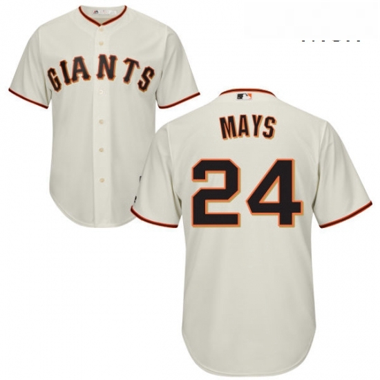 Mens Majestic San Francisco Giants 24 Willie Mays Replica Cream Home Cool Base MLB Jersey Mens Majestic San Francisco Giants 24 Willie Mays Replica Cream Home Cool Base MLB Jersey