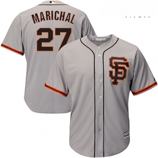 Mens Majestic San Francisco Giants 27 Juan Marichal Replica Grey Road 2 Cool Base MLB Jersey Mens Majestic San Francisco Giants 27 Juan Marichal Replica Grey Road 2 Cool Base MLB Jersey