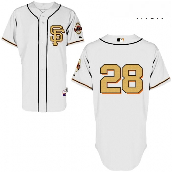 Mens Majestic San Francisco Giants 28 Buster Posey Authentic CreamGold No MLB Jersey Mens Majestic San Francisco Giants 28 Buster Posey Authentic CreamGold No MLB Jersey