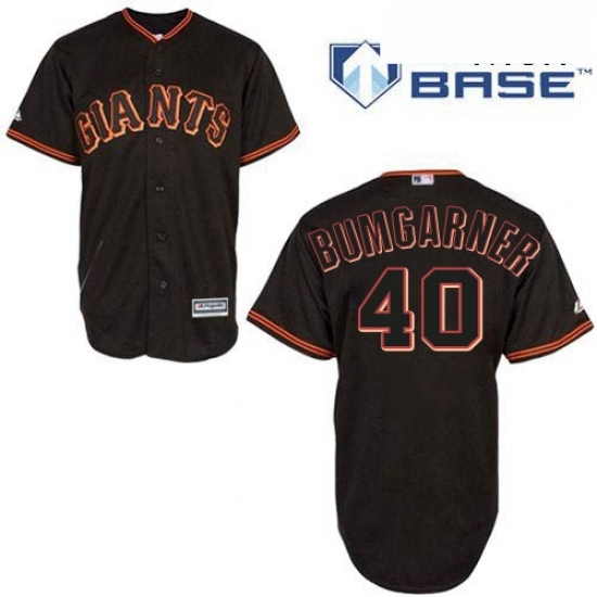 Mens Majestic San Francisco Giants 40 Madison Bumgarner Replica Black New Cool Base MLB Jersey Mens Majestic San Francisco Giants 40 Madison Bumgarner Replica Black New Cool Base MLB Jersey