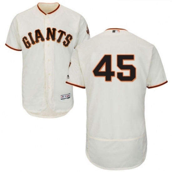Mens Majestic San Francisco Giants 45 Derek Holland Cream Home Flex Base Authentic Collection MLB Jersey Mens Majestic San Francisco Giants 45 Derek Holland Cream Home Flex Base Authentic Collection MLB Jersey