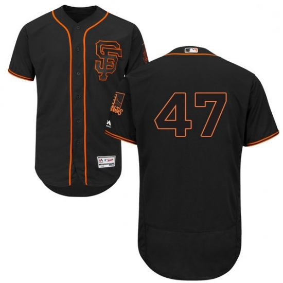 Mens Majestic San Francisco Giants 47 Johnny Cueto Black Alternate Flex Base Authentic Collection MLB Jersey Mens Majestic San Francisco Giants 47 Johnny Cueto Black Alternate Flex Base Authentic Collection MLB Jersey