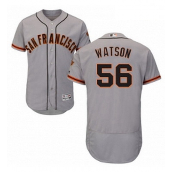 Mens Majestic San Francisco Giants 56 Tony Watson Grey Road Flex Base Authentic Collection MLB Jersey Mens Majestic San Francisco Giants 56 Tony Watson Grey Road Flex Base Authentic Collection MLB Jersey