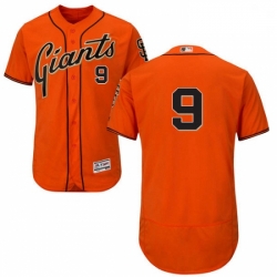 Mens Majestic San Francisco Giants 9 Matt Williams Orange Alternate Flex Base Authentic Collection MLB Jersey