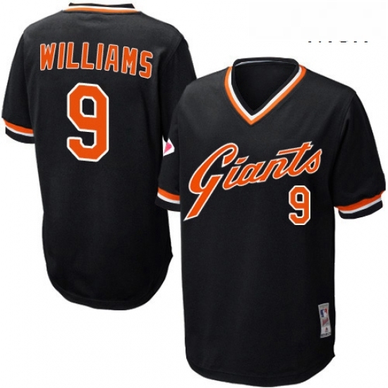 Mens Mitchell and Ness San Francisco Giants 9 Matt Williams Authentic Black Throwback MLB Jersey Mens Mitchell and Ness San Francisco Giants 9 Matt Williams Authentic Black Throwback MLB Jersey
