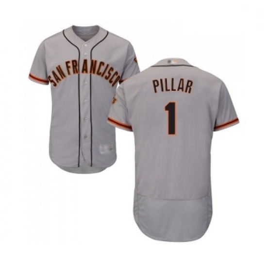 Mens San Francisco Giants 1 Kevin Pillar Grey Road Flex Base Authentic Collection Baseball Jersey Mens San Francisco Giants 1 Kevin Pillar Grey Road Flex Base Authentic Collection Baseball Jersey