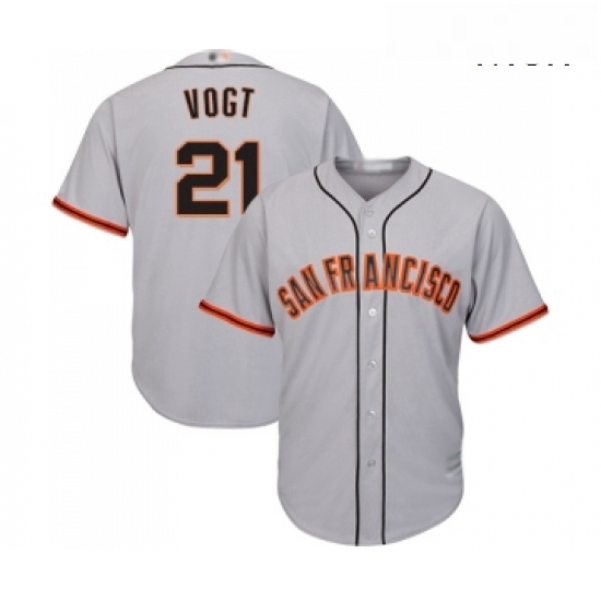Mens San Francisco Giants 21 Stephen Vogt Replica Grey Road Cool Base Baseball Jersey Mens San Francisco Giants 21 Stephen Vogt Replica Grey Road Cool Base Baseball Jersey