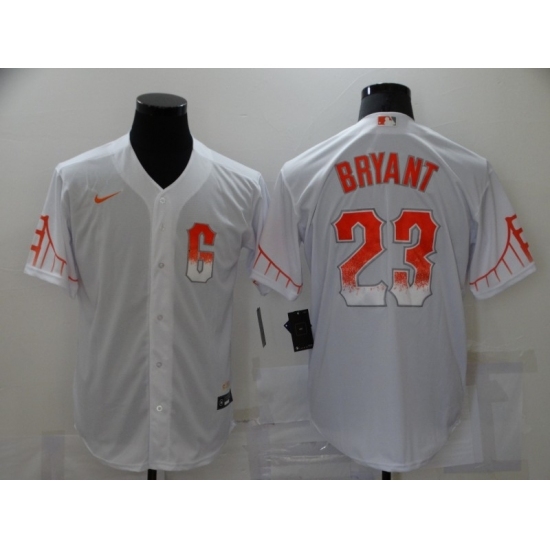 Men's San Francisco Giants #23 Kobe Bryant White 2021 City Connect Replica Player Jersey Men's San Francisco Giants #23 Kobe Bryant White 2021 City Connect Replica Player Jersey