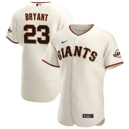 Men's San Francisco Giants #23 Kris Bryant Cream Flex Base Nike Jersey Men's San Francisco Giants #23 Kris Bryant Cream Flex Base Nike Jersey