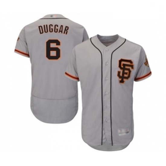 Mens San Francisco Giants 6 Steven Duggar Grey Alternate Flex Base Authentic Collection Baseball Jersey Mens San Francisco Giants 6 Steven Duggar Grey Alternate Flex Base Authentic Collection Baseball Jersey