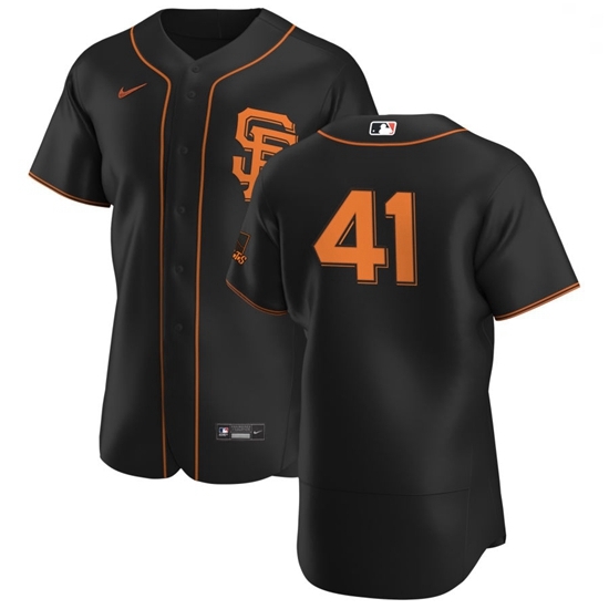 San Francisco Giants 41 Wilmer Flores Men Nike Black Alternate 2020 Authentic Player MLB Jersey San Francisco Giants 41 Wilmer Flores Men Nike Black Alternate 2020 Authentic Player MLB Jersey