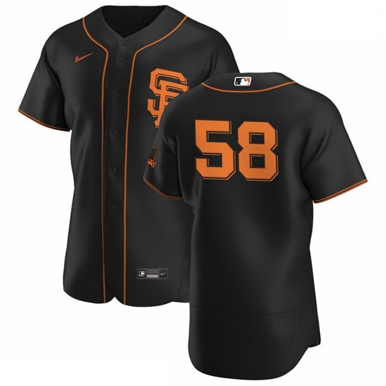 San Francisco Giants 58 Trevor Gott Men Nike Black Alternate 2020 Authentic Player MLB Jersey San Francisco Giants 58 Trevor Gott Men Nike Black Alternate 2020 Authentic Player MLB Jersey