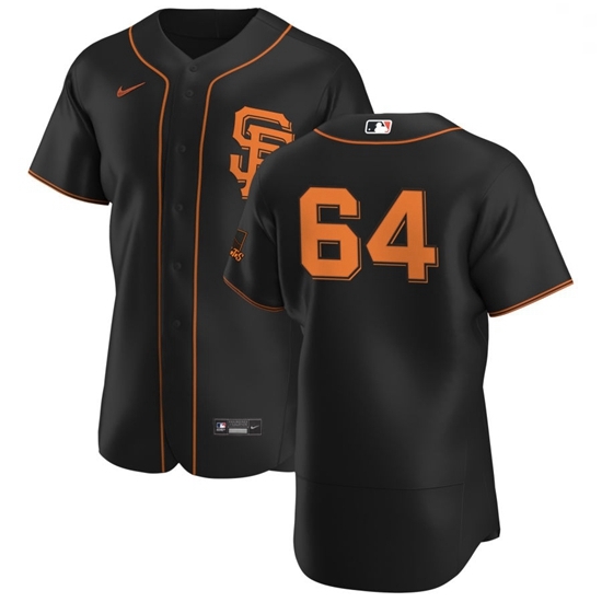 San Francisco Giants 64 Shaun Anderson Men Nike Black Alternate 2020 Authentic Player MLB Jersey San Francisco Giants 64 Shaun Anderson Men Nike Black Alternate 2020 Authentic Player MLB Jersey