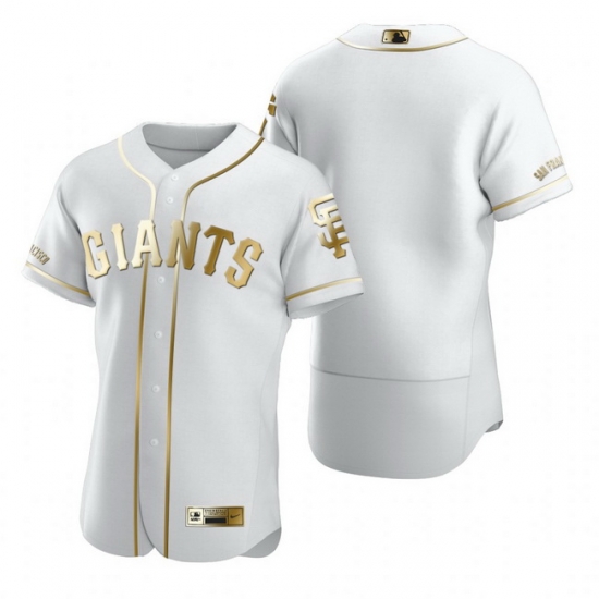 San Francisco Giants Blank White Nike Mens Authentic Golden Edition MLB Jersey San Francisco Giants Blank White Nike Mens Authentic Golden Edition MLB Jersey