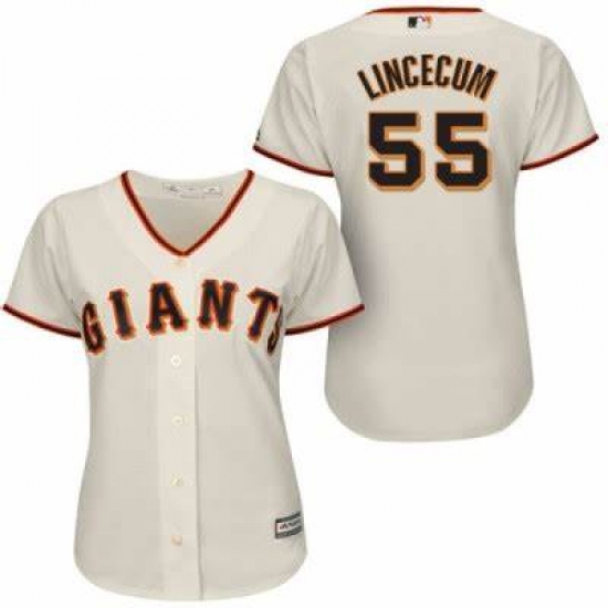 Women San Francisco Giants Tim Lincecum 55 White Stitched Cool Base MLB Jersey Women San Francisco Giants Tim Lincecum 55 White Stitched Cool Base MLB Jersey