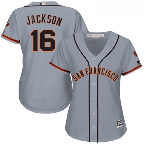 Womens Majestic San Francisco Giants 16 Austin Jackson Authentic Grey Road Cool Base MLB Jersey Womens Majestic San Francisco Giants 16 Austin Jackson Authentic Grey Road Cool Base MLB Jersey