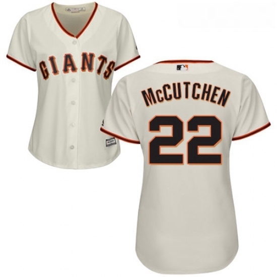 Womens Majestic San Francisco Giants 22 Andrew McCutchen Authentic Cream Home Cool Base MLB Jersey Womens Majestic San Francisco Giants 22 Andrew McCutchen Authentic Cream Home Cool Base MLB Jersey