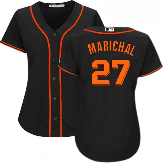 Womens Majestic San Francisco Giants 27 Juan Marichal Authentic Black Alternate Cool Base MLB Jersey Womens Majestic San Francisco Giants 27 Juan Marichal Authentic Black Alternate Cool Base MLB Jersey