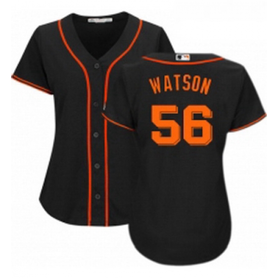 Womens Majestic San Francisco Giants 56 Tony Watson Authentic Black Alternate Cool Base MLB Jersey Womens Majestic San Francisco Giants 56 Tony Watson Authentic Black Alternate Cool Base MLB Jersey