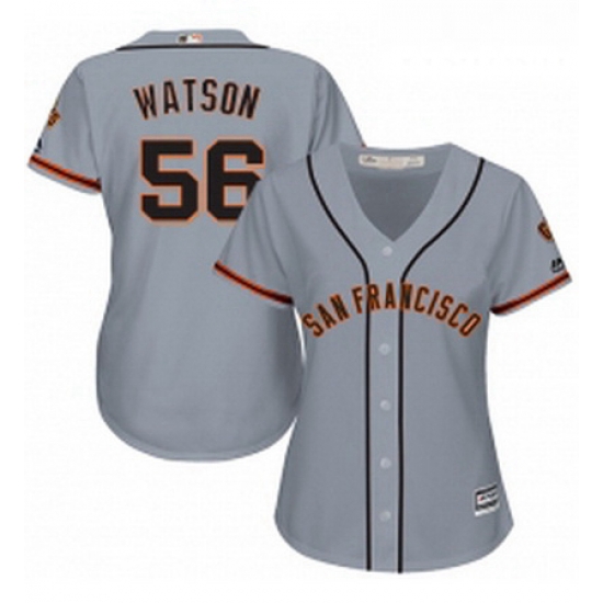 Womens Majestic San Francisco Giants 56 Tony Watson Authentic Grey Road Cool Base MLB Jersey Womens Majestic San Francisco Giants 56 Tony Watson Authentic Grey Road Cool Base MLB Jersey