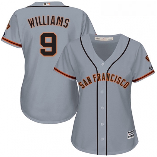 Womens Majestic San Francisco Giants 9 Matt Williams Authentic Grey Road Cool Base MLB Jersey Womens Majestic San Francisco Giants 9 Matt Williams Authentic Grey Road Cool Base MLB Jersey