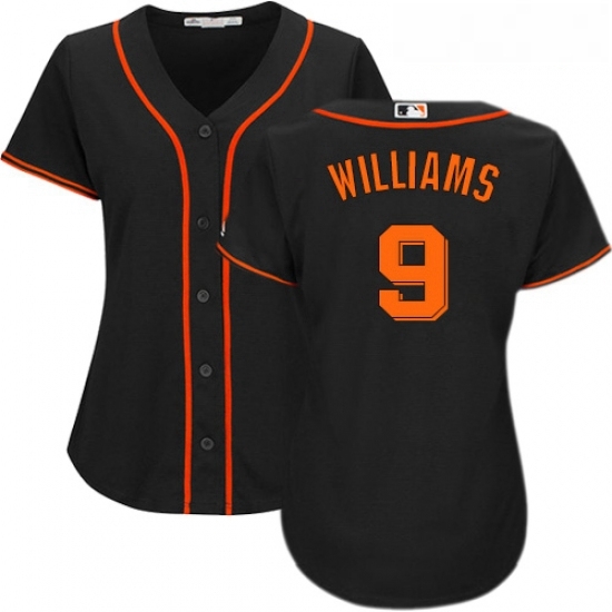 Womens Majestic San Francisco Giants 9 Matt Williams Replica Black Alternate Cool Base MLB Jersey Womens Majestic San Francisco Giants 9 Matt Williams Replica Black Alternate Cool Base MLB Jersey
