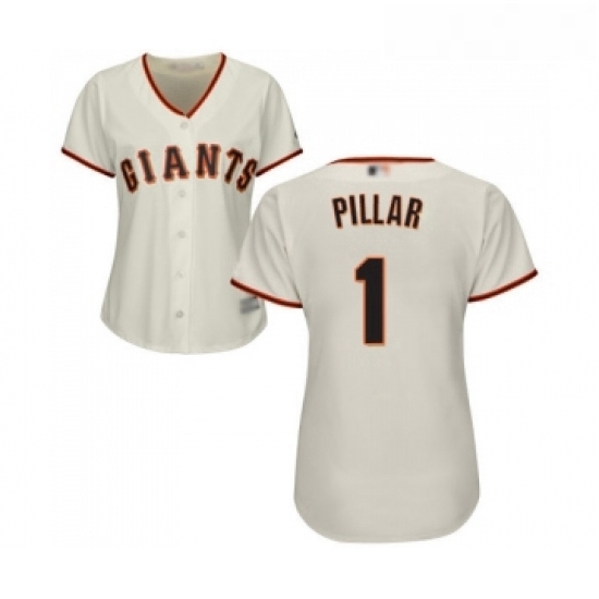 Womens San Francisco Giants 1 Kevin Pillar Replica Cream Home Cool Base Baseball Jersey Womens San Francisco Giants 1 Kevin Pillar Replica Cream Home Cool Base Baseball Jersey