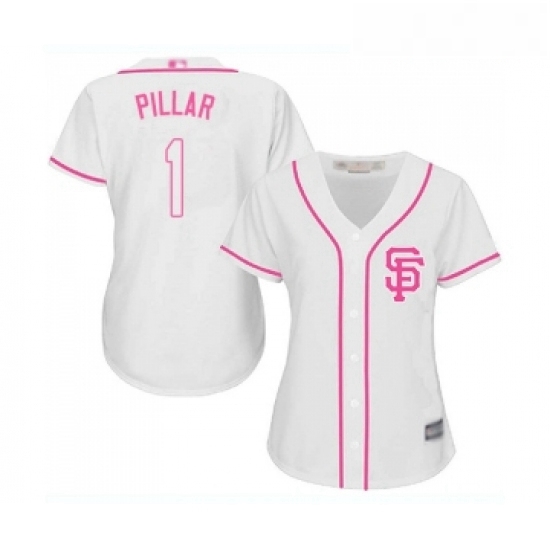 Womens San Francisco Giants 1 Kevin Pillar Replica White Fashion Cool Base Baseball Jersey Womens San Francisco Giants 1 Kevin Pillar Replica White Fashion Cool Base Baseball Jersey