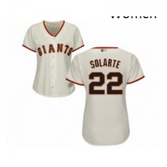 Womens San Francisco Giants 22 Yangervis Solarte Replica Cream Home Cool Base Baseball Jersey Womens San Francisco Giants 22 Yangervis Solarte Replica Cream Home Cool Base Baseball Jersey