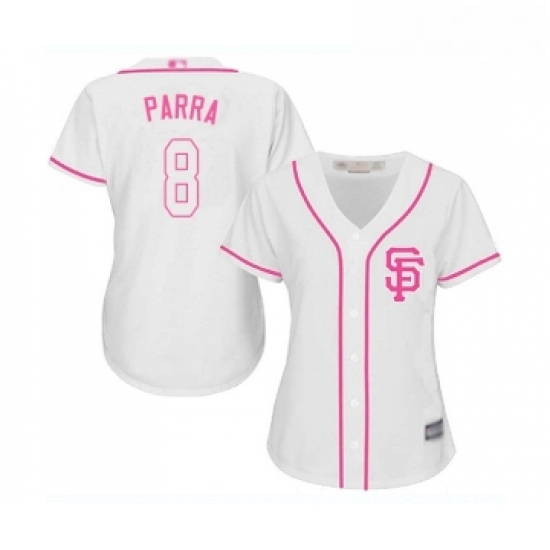 Womens San Francisco Giants 8 Gerardo Parra Replica White Fashion Cool Base Baseball Jersey Womens San Francisco Giants 8 Gerardo Parra Replica White Fashion Cool Base Baseball Jersey