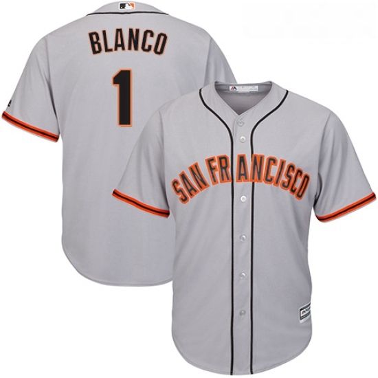 Youth Majestic San Francisco Giants 1 Gregor Blanco Authentic Grey Road Cool Base MLB Jersey Youth Majestic San Francisco Giants 1 Gregor Blanco Authentic Grey Road Cool Base MLB Jersey