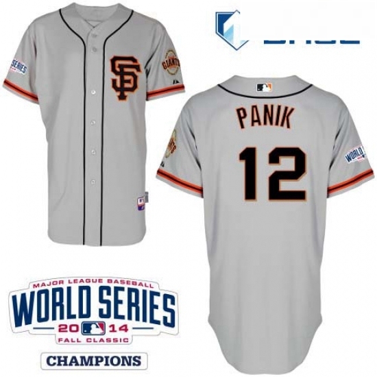 Youth Majestic San Francisco Giants 12 Joe Panik Replica Grey Road 2 Cool Base w2014 World Series Patch MLB Jersey Youth Majestic San Francisco Giants 12 Joe Panik Replica Grey Road 2 Cool Base w2014 World Series Patch MLB Jersey