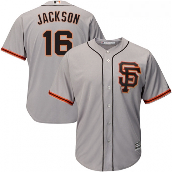 Youth Majestic San Francisco Giants 16 Austin Jackson Replica Grey Road 2 Cool Base MLB Jersey Youth Majestic San Francisco Giants 16 Austin Jackson Replica Grey Road 2 Cool Base MLB Jersey