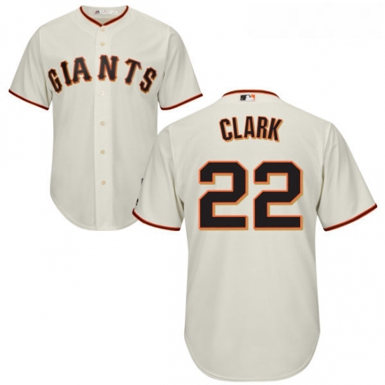 Youth Majestic San Francisco Giants 22 Will Clark Replica Cream Home Cool Base MLB Jersey Youth Majestic San Francisco Giants 22 Will Clark Replica Cream Home Cool Base MLB Jersey