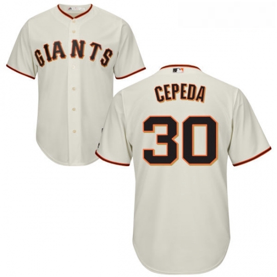 Youth Majestic San Francisco Giants 30 Orlando Cepeda Authentic Cream Home Cool Base MLB Jersey Youth Majestic San Francisco Giants 30 Orlando Cepeda Authentic Cream Home Cool Base MLB Jersey