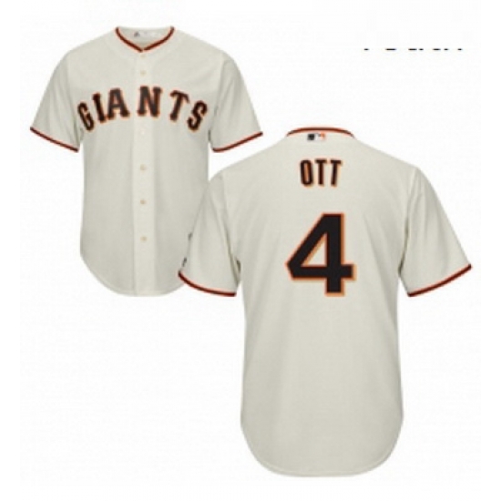 Youth Majestic San Francisco Giants 4 Mel Ott Authentic Cream Home Cool Base MLB Jersey Youth Majestic San Francisco Giants 4 Mel Ott Authentic Cream Home Cool Base MLB Jersey