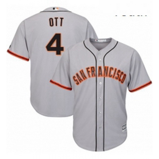 Youth Majestic San Francisco Giants 4 Mel Ott Replica Grey Road Cool Base MLB Jersey Youth Majestic San Francisco Giants 4 Mel Ott Replica Grey Road Cool Base MLB Jersey