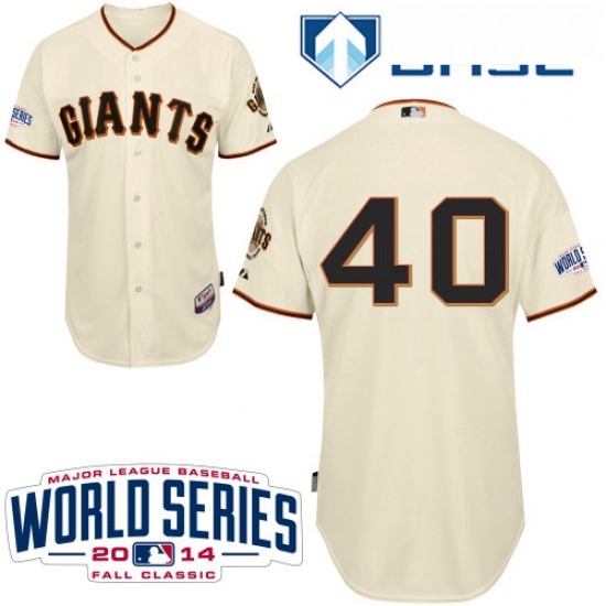 Youth Majestic San Francisco Giants 40 Madison Bumgarner Authentic Cream Home Cool Base 2014 World Series Patch MLB Jersey Youth Majestic San Francisco Giants 40 Madison Bumgarner Authentic Cream Home Cool Base 2014 World Series Patch MLB Jersey