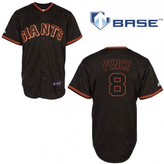 Youth Majestic San Francisco Giants 8 Hunter Pence Replica Black Cool Base MLB Jersey Youth Majestic San Francisco Giants 8 Hunter Pence Replica Black Cool Base MLB Jersey