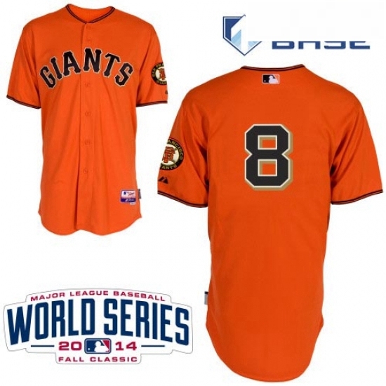 Youth Majestic San Francisco Giants 8 Hunter Pence Replica Orange Alternate Cool Base 2014 World Series Patch MLB Jersey Youth Majestic San Francisco Giants 8 Hunter Pence Replica Orange Alternate Cool Base 2014 World Series Patch MLB Jersey