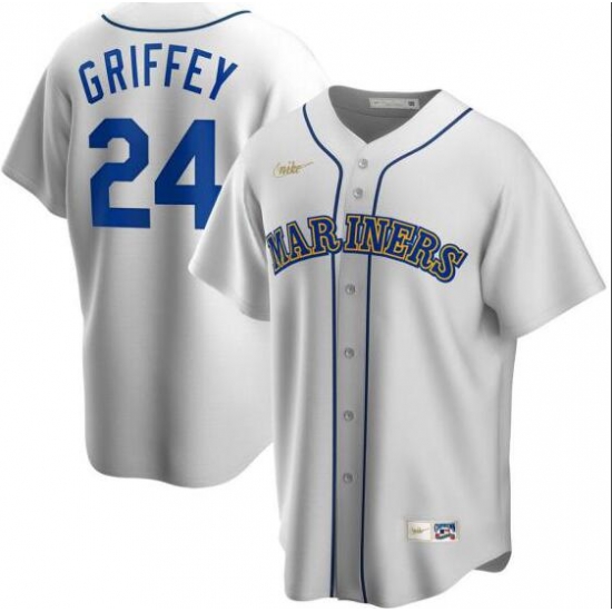 Mariners 24 Ken Griffey Jr White 2020 Nike Cool Base Jersey Mariners 24 Ken Griffey Jr White 2020 Nike Cool Base Jersey
