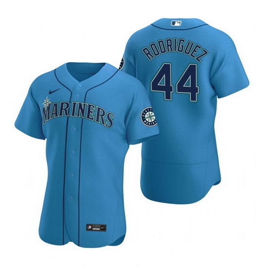 Men Seattle Mariners 44 Julio Rodriguez Royal Flex Base Stitched jersey Men Seattle Mariners 44 Julio Rodriguez Royal Flex Base Stitched jersey