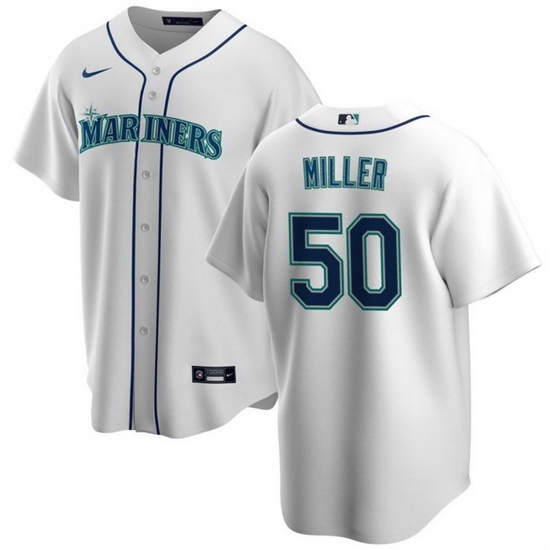 Men Seattle Mariners 50 Edgar Martinez White Cool Base Stitched Jersey Men Seattle Mariners 50 Edgar Martinez White Cool Base Stitched Jersey