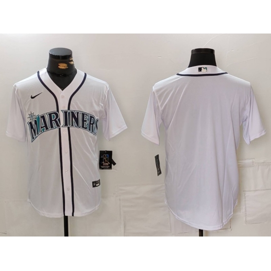 Men Seattle Mariners Blank White Cool Base Stitched Jersey Men Seattle Mariners Blank White Cool Base Stitched Jersey