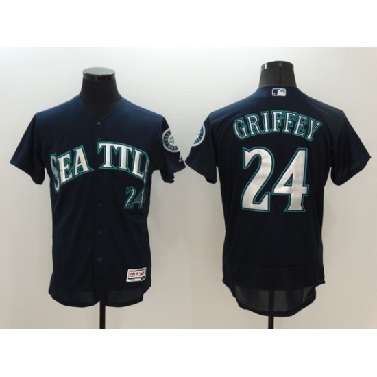 Men Seattle Mariners ken griffey Jr 24 Black MLB jersey Men Seattle Mariners ken griffey Jr 24 Black MLB jersey