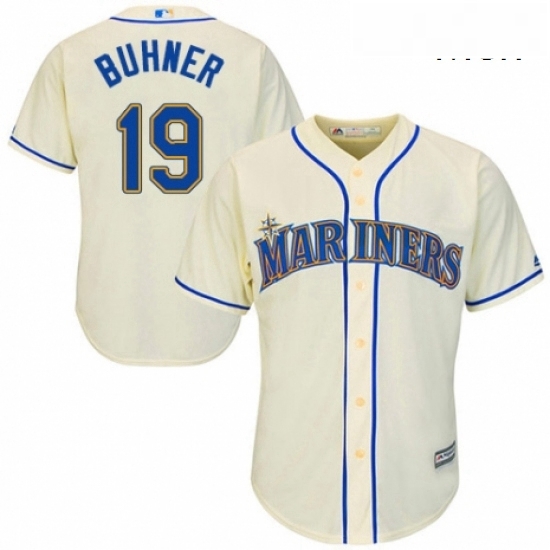 Mens Majestic Seattle Mariners 19 Jay Buhner Replica Cream Alternate Cool Base MLB Jersey Mens Majestic Seattle Mariners 19 Jay Buhner Replica Cream Alternate Cool Base MLB Jersey