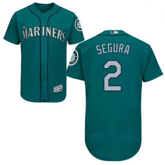 Mens Majestic Seattle Mariners 2 Jean Segura Teal Green Flexbase Authentic Collection MLB Jersey Mens Majestic Seattle Mariners 2 Jean Segura Teal Green Flexbase Authentic Collection MLB Jersey