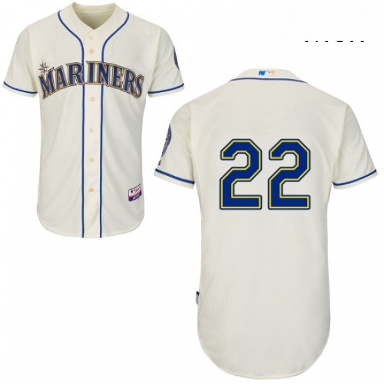 Mens Majestic Seattle Mariners 22 Robinson Cano Replica Cream Alternate Cool Base MLB Jersey Mens Majestic Seattle Mariners 22 Robinson Cano Replica Cream Alternate Cool Base MLB Jersey